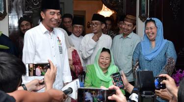 Jokowi Minta Doa Restu Istri Gus Dur