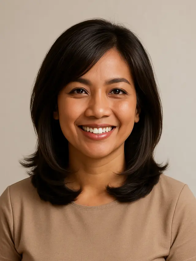 Model Potongan Rambut Layer untuk Ibu-ibu Yang Bikin Awet Muda dan Cocok di Segala Bentuk Wajah/ Ilustrasi gambar AI