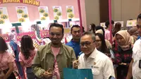 Menteri Perdagangan (Mendag) Zulkifli Hasan membuka Jakarta X Beauty di JCC, Jakarta, Kamis (14/12/2023). (Elza/Liputan6.com)