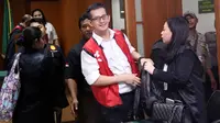 Sidang perkara kasus penyalahgunaan narkoba Jupiter Fortissimo memasuki tahap akhir. Selasa, (29/11/2016) majelis hakim Pengadilan Negeri Jakarta Barat memvonis hukuman 2,5 tahun penjara. (Nurwahyunan/Bintang.com)