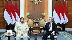 Prabowo Bertemu Wakil Menteri Perang AS di Istana