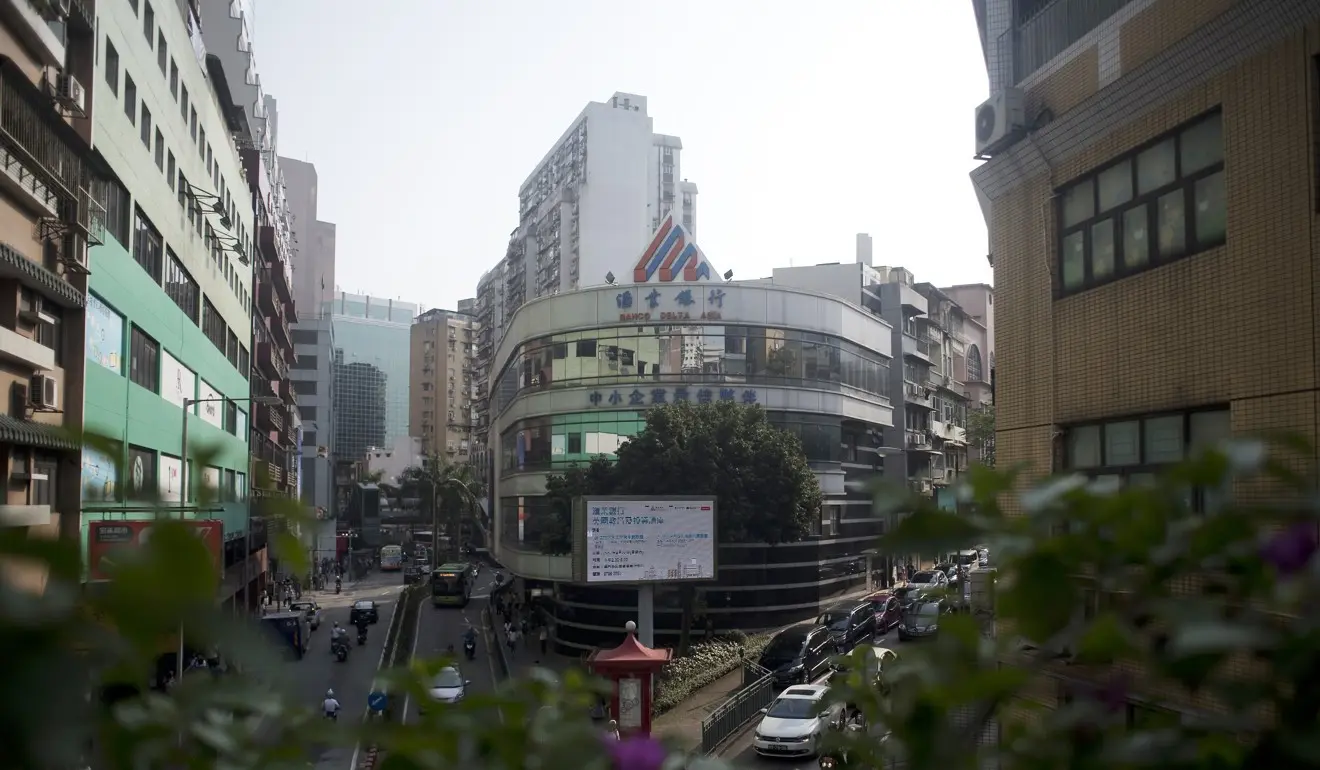 Bank Delta di Macau (Xiaomei Chen/AFP)
