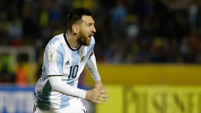 Messi Loloskan Argentina ke Piala Dunia Rusia