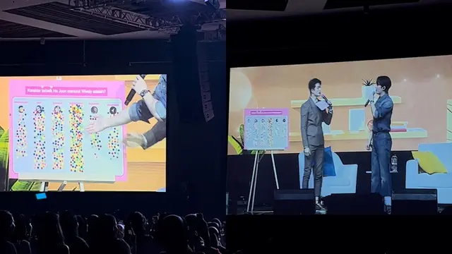 Wi Ha Jun menggelar fanmeeting 'Wi Ha Jun: A Wively Day 2024' di The Kasablanka Hall, Jakarta pada Sabtu (28/09/2024) (Fimela.com/Dok/Rianti Fitri Wulandari)