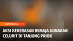 Aksi kekerasan remaja menganiaya remaja lainnya dengan celurit di Papanggo, Tanjung Priok, Jakarta Utara, viral di media sosial. Sementara di Koja, Jakarta Utara, sekelompok remaja bertarung di gang sempit menggunakan celurit dan air keras.