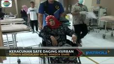 Puluhan warga di Sukabumi, Jawa Barat, dilarikan ke rumah sakit karena diduga keracunan sate daging kambing kurban yang disantap sehari sebelumnya.