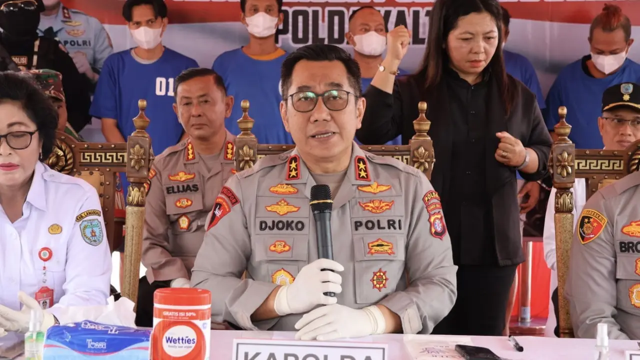 Kapolda Kalimantan Tengah (Kalteng) Irjen Pol Djoko Poerwanto