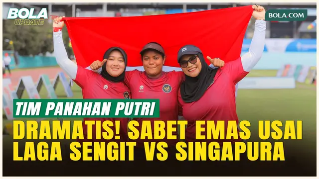 Penantian 12 Tahun Terbayar! Tim Panahan Putri Indonesia Menang Dramatis Raih Emas Nomor Compound