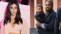 Kanye West Repot Urus Anak, Kim Kardashian Sibuk Jalan-Jalan