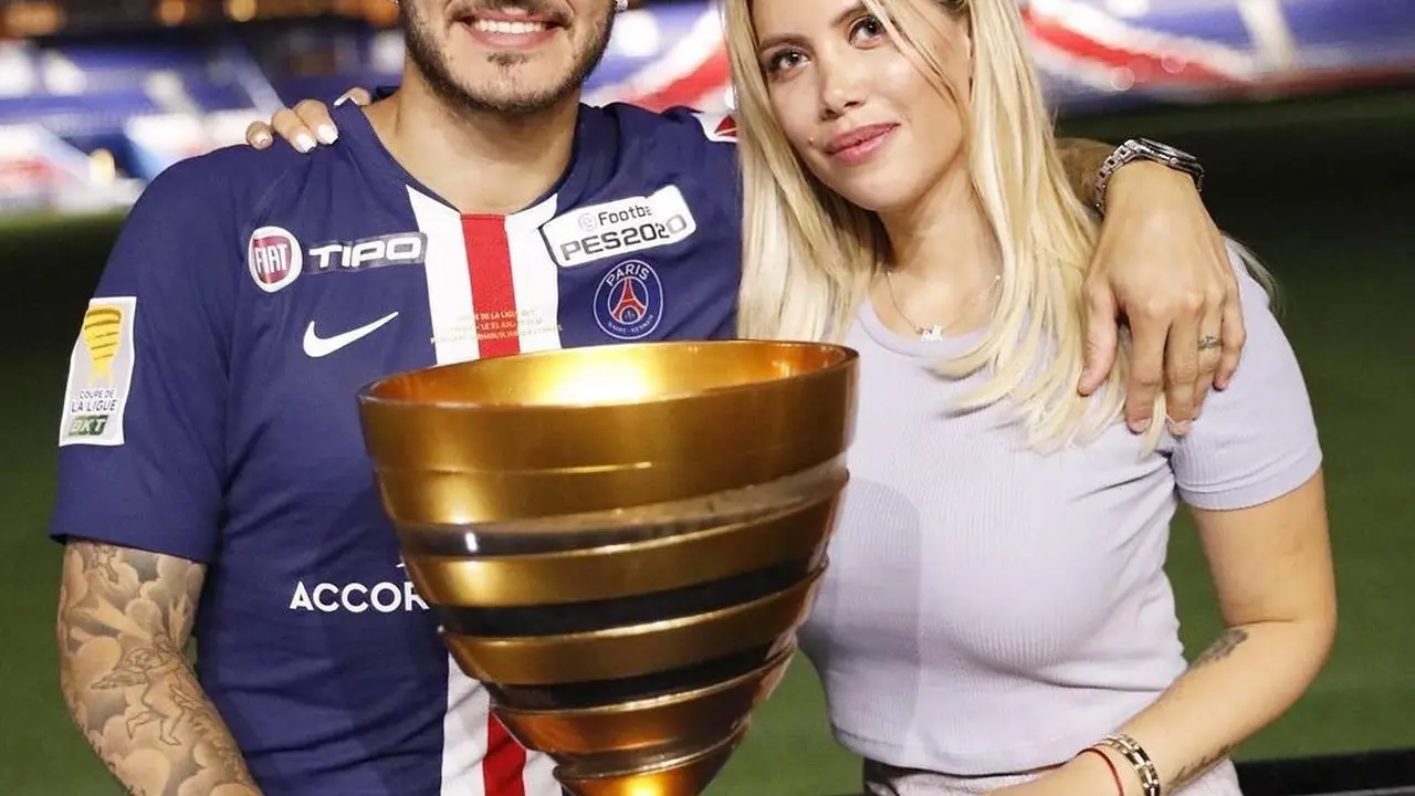 Mauro Icardi dan Wanda Nara.
