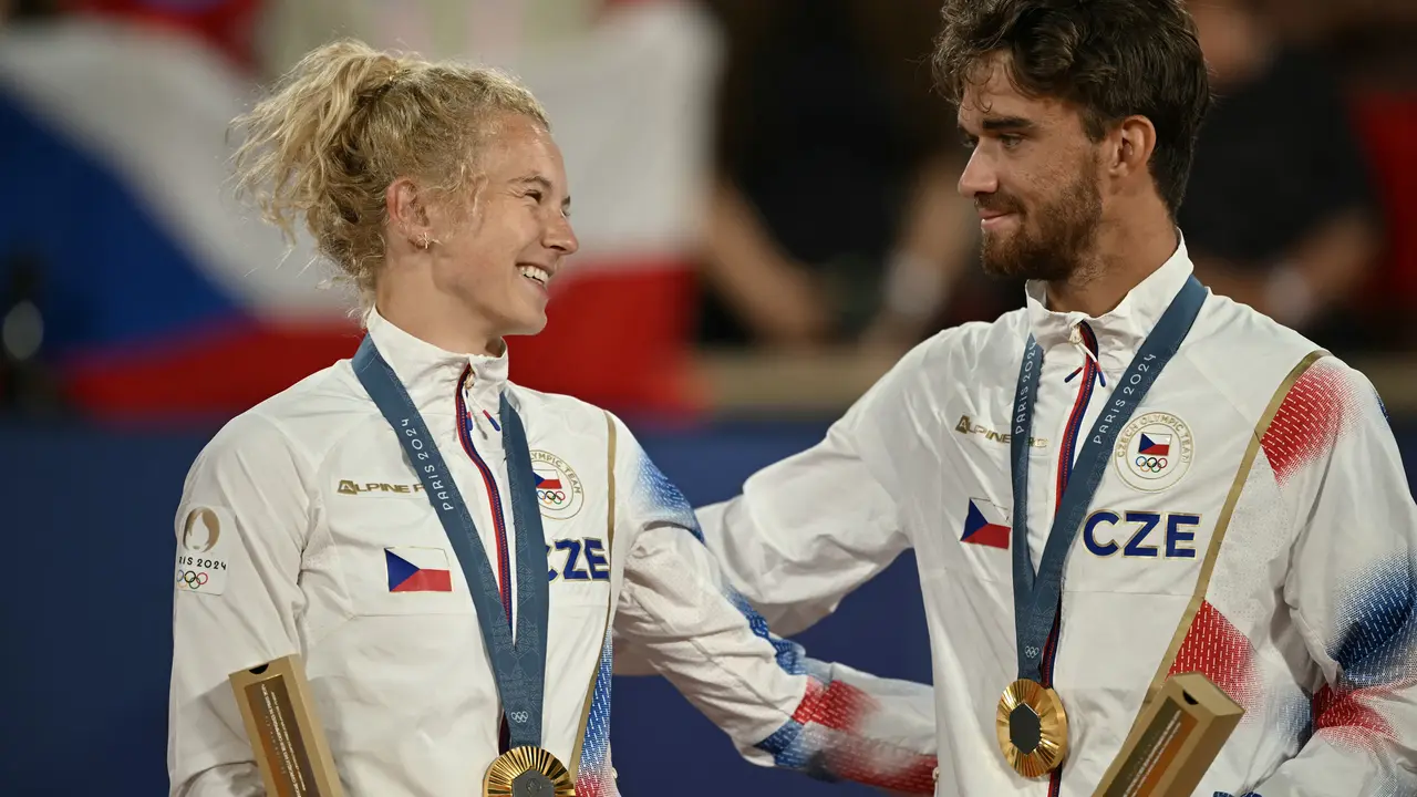 Katerina Siniakova dan Tomas Machac