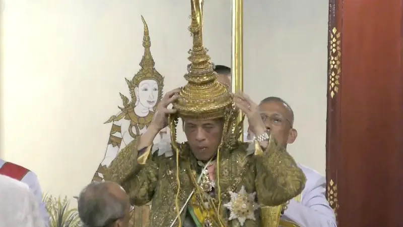 Maha Vajiralangkorn resmi menjadi raja Thailand (AP Photo)