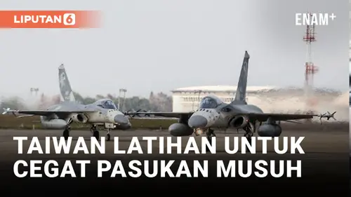 VIDEO: Angkatan Udara Taiwan Mengadakan Latihan untuk Mencegat Pasukan Musuh