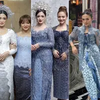 Amel Carla kenakan kebaya saat Tunangan hingga Resepsi Pernikahan sang Kakak. [@amelcarla]