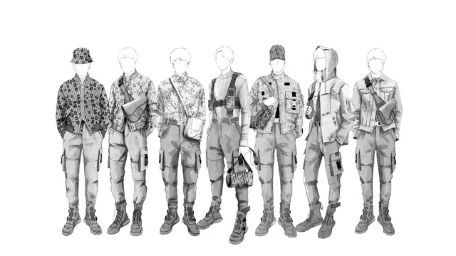 Penampilan BTS dalam Balutan Dior untuk World Tour