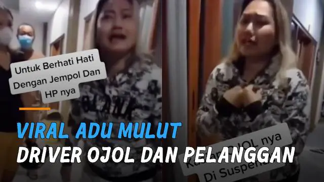 VIDEO: Viral Adu Mulut Driver Ojol dan Pelanggan, Diminta Buang Makanan yang Dipesan