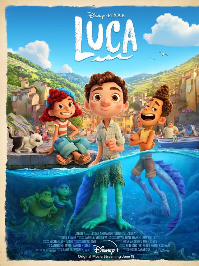 Film animasi Luca. (Disney Pixar via Instagram/ pixarluca)