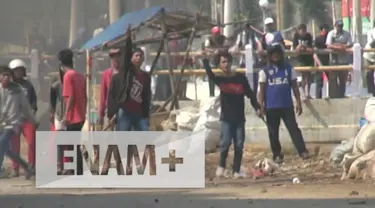 Pemberian Surat Peringatan (SP) 2 dan pemasangan stiker pembongkaran lokalisasi Kampung Dadap berlangsung ricuh. Ratusan warga bersenjata parang, golok, menghalau petugas kepolisian yang ingin mengamankan lokasi pembongkaran. 