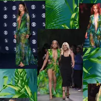 Donatella Versace dan Para Muse-nya. [@donatella_versace]