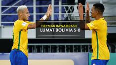 Video highlights kualifikasi PD 2018 zona Amerika Selatan antara Brasil melawan Bolivia yang berakhir dengan skor 5-0, Jumat (10/7/2016) WIB