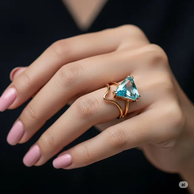 Model Cincin Batu Wanita Elegan. Foto: Gemini