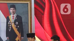 Penetapan pasangan Prabowo Subianto dan Gibran Rakabuming Raka sebagai Presiden dan Wakil Presiden RI terpilih pada Pilpres 2024 dilakukan setelah Mahkamah Konstitusi (MK) memutuskan menolak perkara sengketa hasil Pilpres 2024, pada Senin (22/4/2024) lalu. (Liputan6.com/Angga Yuniar)