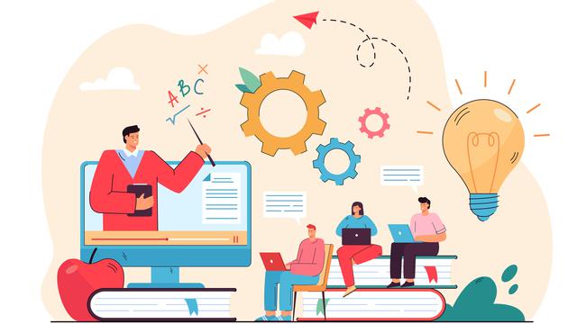 Ilustrasi menulis gagasan utama