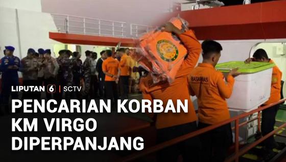 Pencarian Korban KM Virgo Diperpanjang 7 Hari