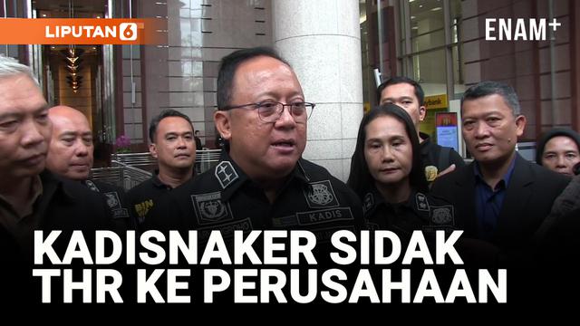 Kadisnaker Sidak ke Perusahaan, Tanya Soal THR