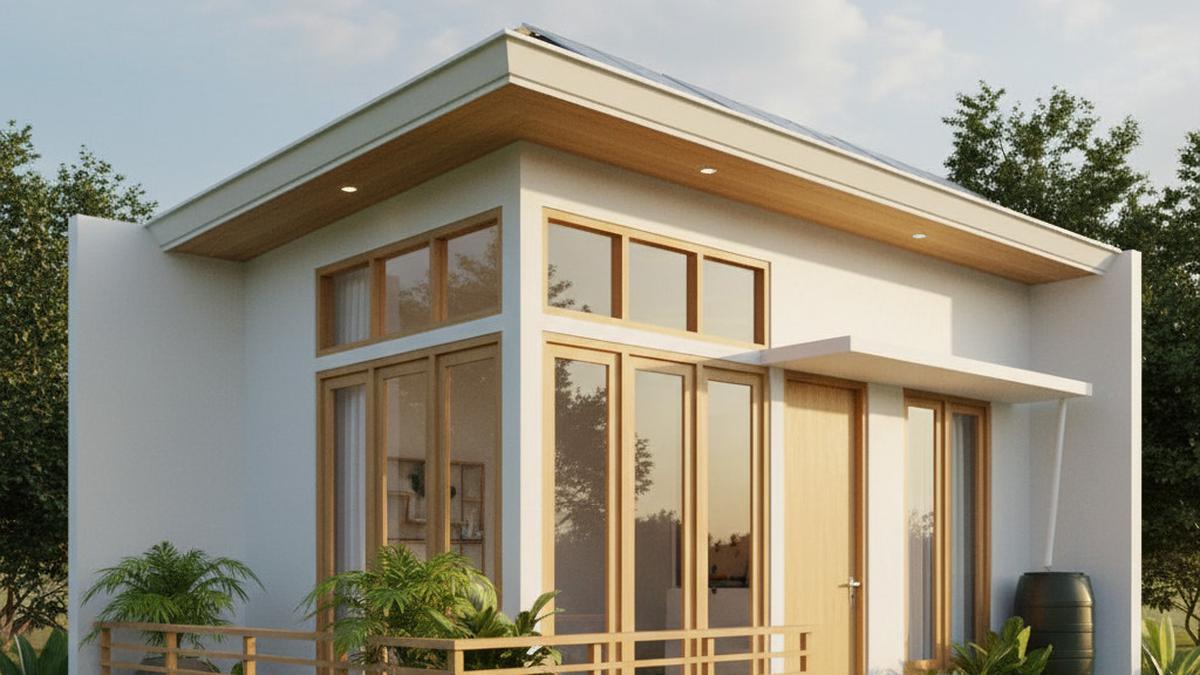 7 Inspirasi Desain Rumah Tipe 45 di Tanah 90 Konsep Skandinavia, Hunian Minimalis Modern Idaman