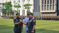 Jenderal Agus Subiyanto resmi menjadi Kepala Staf Angkatan Darat (KSAD) menggantikan Jenderal Dudung Abdurrahman yang telah memasuki masa pensiun. (Winda Nelfira).