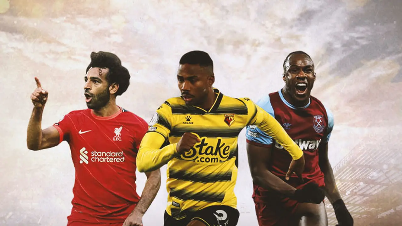 Ilustrasi - Mohamed Salah, Emmanuel Dennis, Michail Antonio