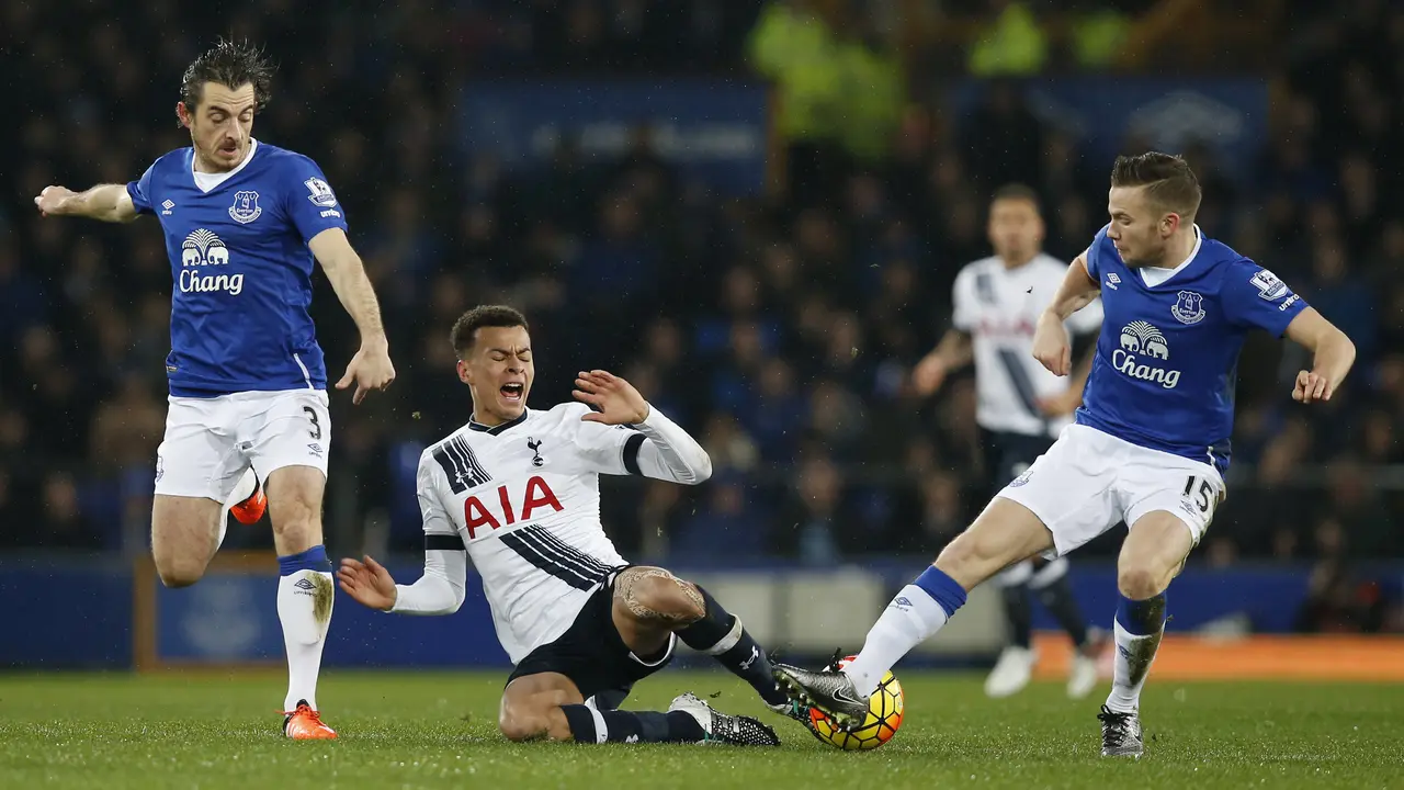 Everton vs Tottenham (Liputan6.com)