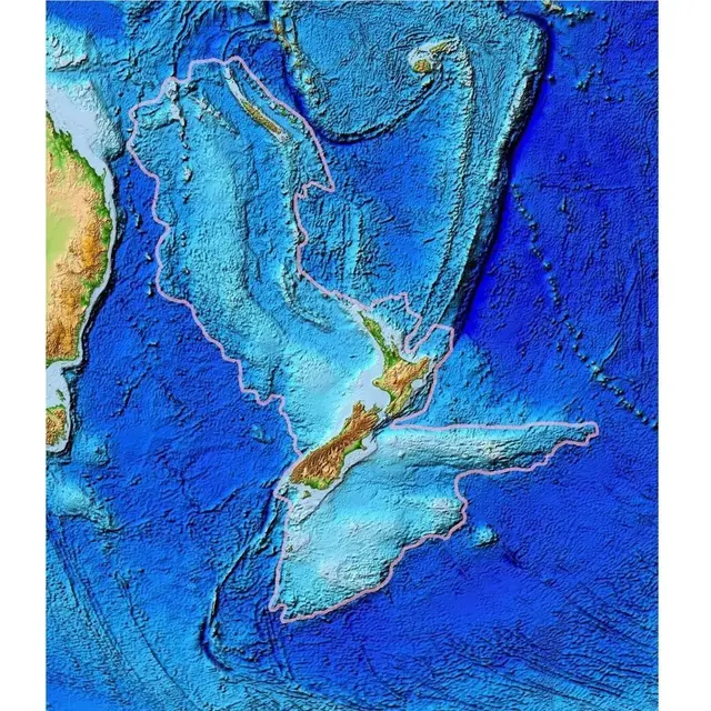 Peta benua kedelapan yang hilang, Zealandia