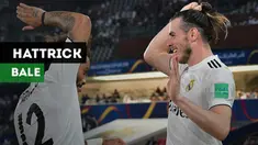 Gareth Bale mencetak hattrick saat Real Madrid menghadapi Kashima Antlers di Piala Dunia Antarklub 2018.