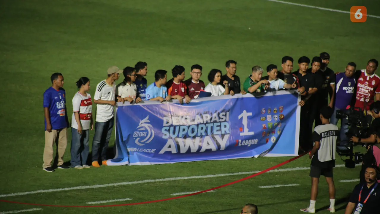 Perwakilan suporter dari 18 klub BRI Super League 2026/2027