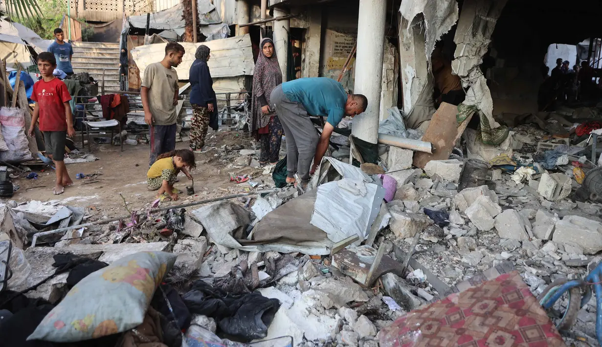 Saat ini, Jalur Gaza menjadi salah satu zona konflik paling mematikan dan tidak manusiawi di dunia. (Omar AL-QATTAA/AFP)