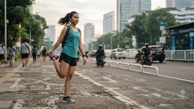 Jangan Lewatkan Pemanasan (AI Generated)