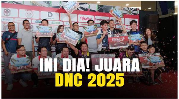 Final Darts National Competition (DNC) 2025 Series 03 resmi berakhir di FX Sudirman, Jakarta!
Dua pemain terbaik dari kategori Soft Tip B Flight dan AB Flight akhirnya muncul sebagai juara.