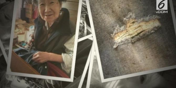 VIDEO: Mengharukan, Nenek Perbaiki Jeans Cucunya yang 'Robek'