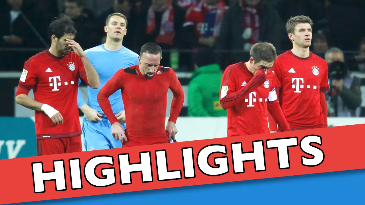 Video Highlights: Borussia Monchengladbach vs Bayern Munchen 3-1