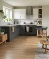 Inspirasi Rumah Kecil dengan Ruang Tamu dan Dapur Menyatu (AI Generated)