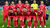 Timnas Serbia pada kualifikasi Piala Dunia 2018. (AFP/Andrej Isakovic)