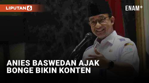 Bukan Duta, Bonge 'Cuma' Diajak Kolaborasi Sama Anies Baswedan