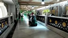 Musim Haji 2017 sekarang ini Masjidil Haram menyediakan motor skutik untuk memudahkan jemaah melaksanakan tawaf dan sai. 