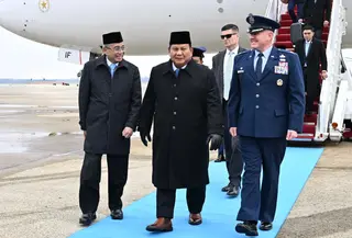 Presiden Prabowo Subianto Tiba di Amerika Serikat (BPMI Setpres)