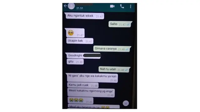 Cewek Labrak Orang yang Dekat (Sumber: Twitter)