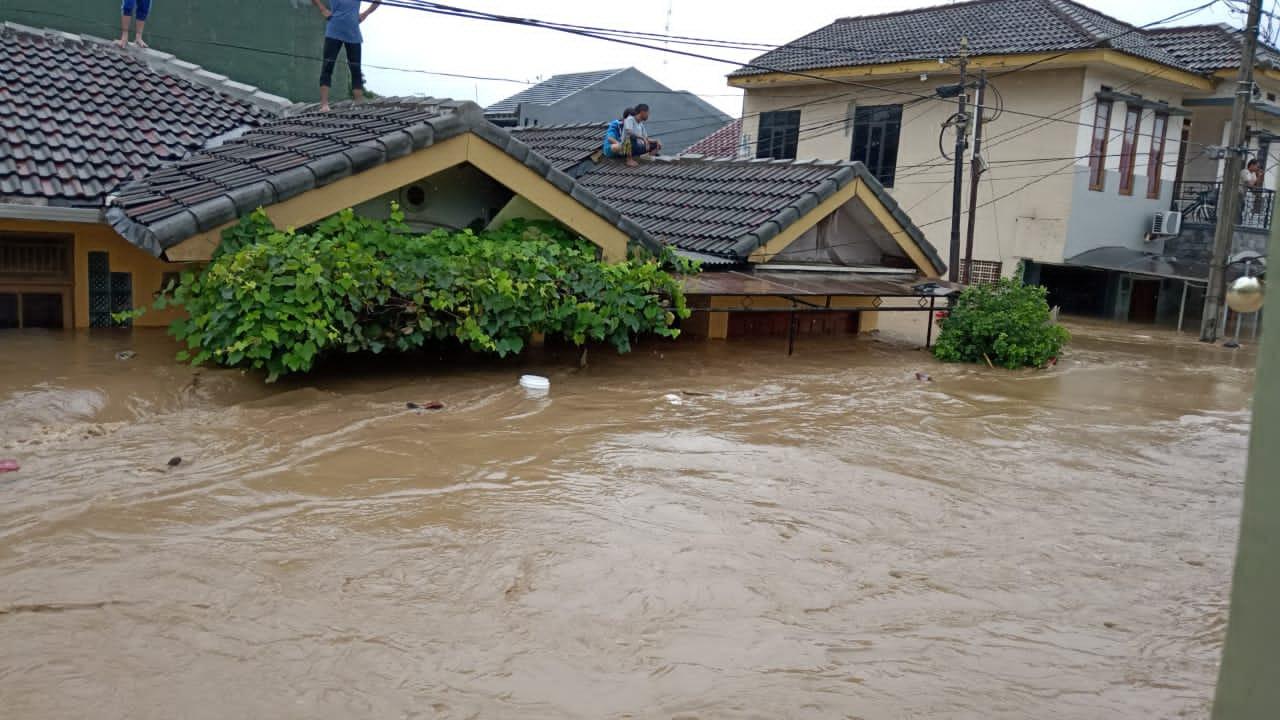 Banjir di Bogor, Rabu (1/1/2020)