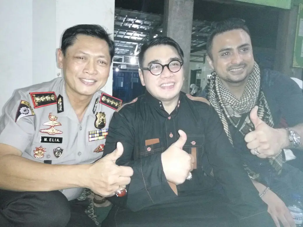 Rizal Djibran bersama Ketua Pafindo Gion Prabowo