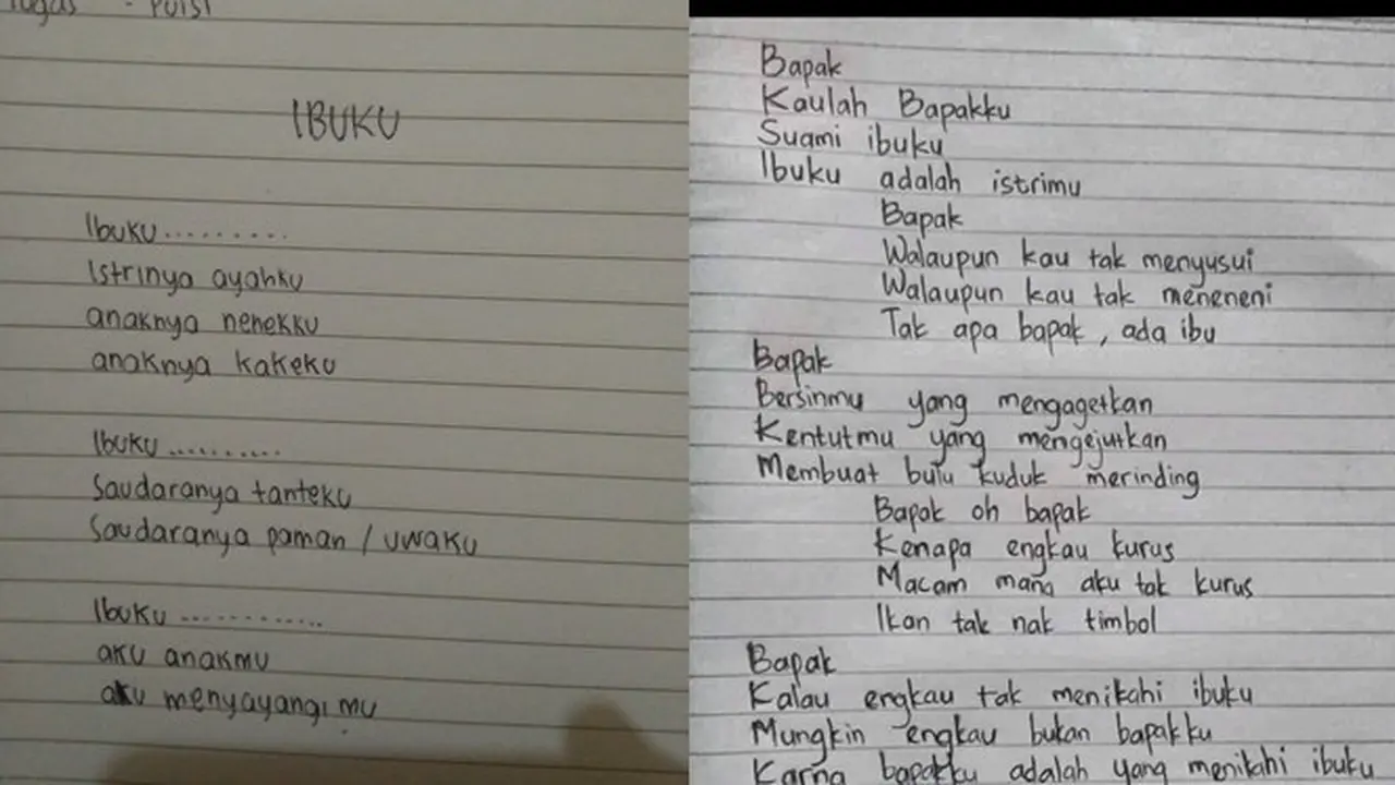 6 Puisi Anak SD untuk Orang Tua Ini Bikin Senyum